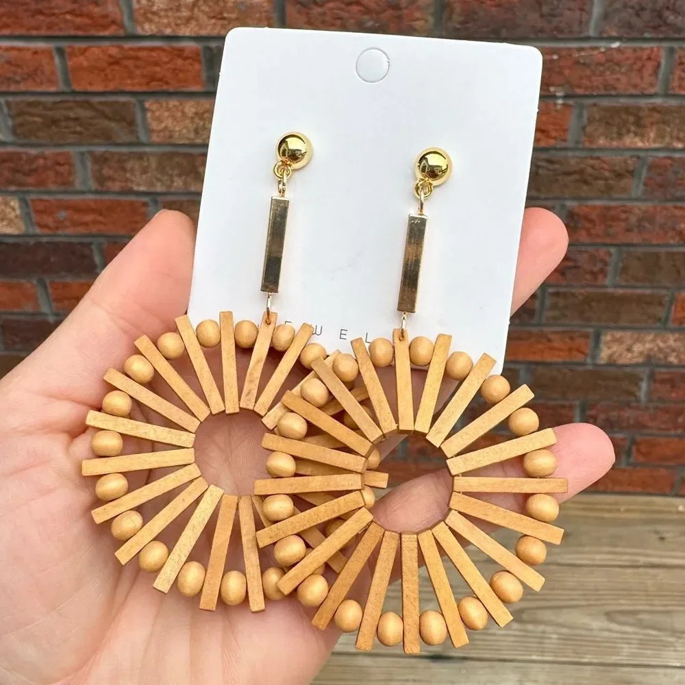 Anthropologie Full Windmill Earrings - Picture 6 of 7